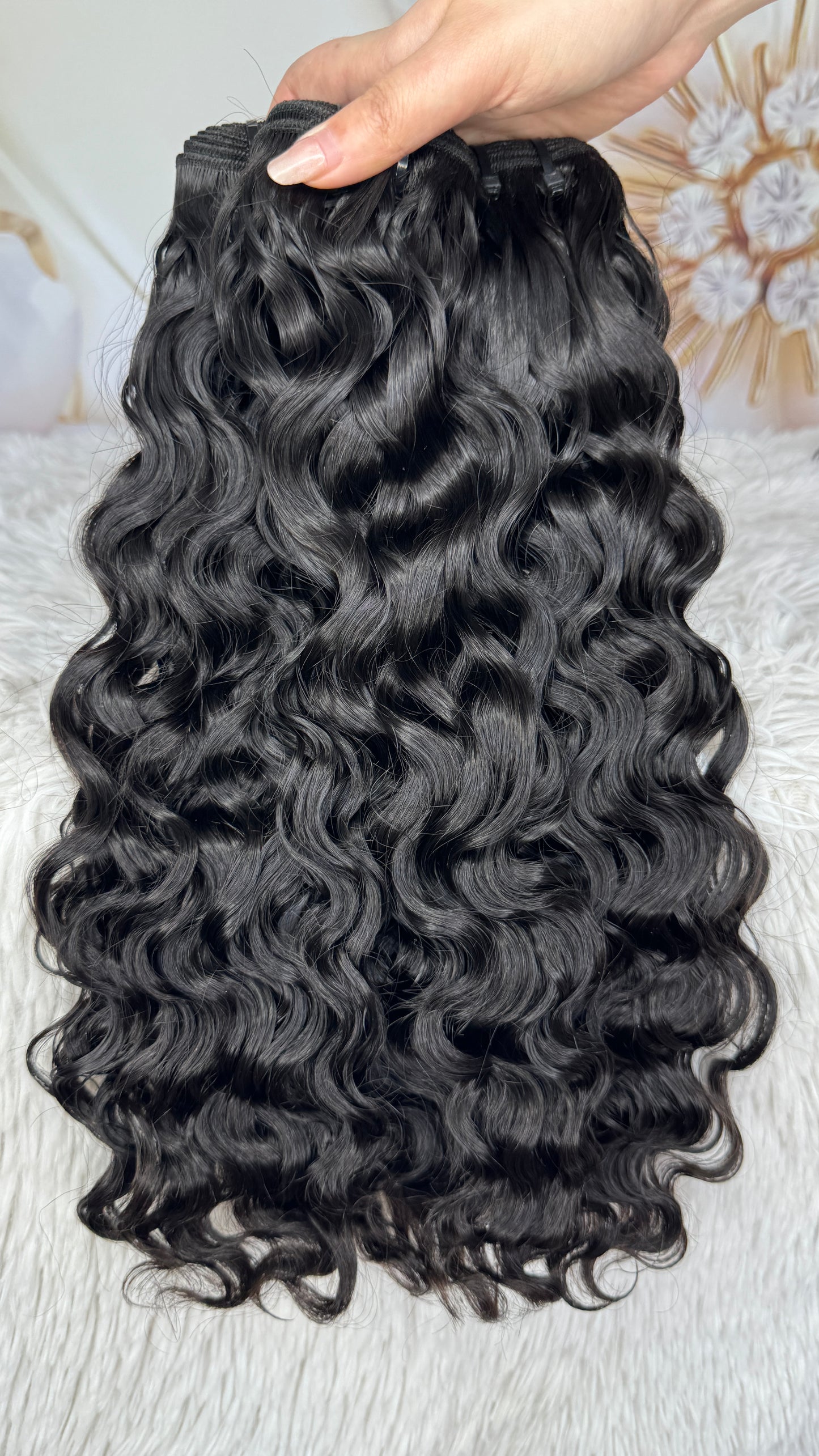 Raw hair 3 Bundles with HD 13*4 Lace Frontal Sale