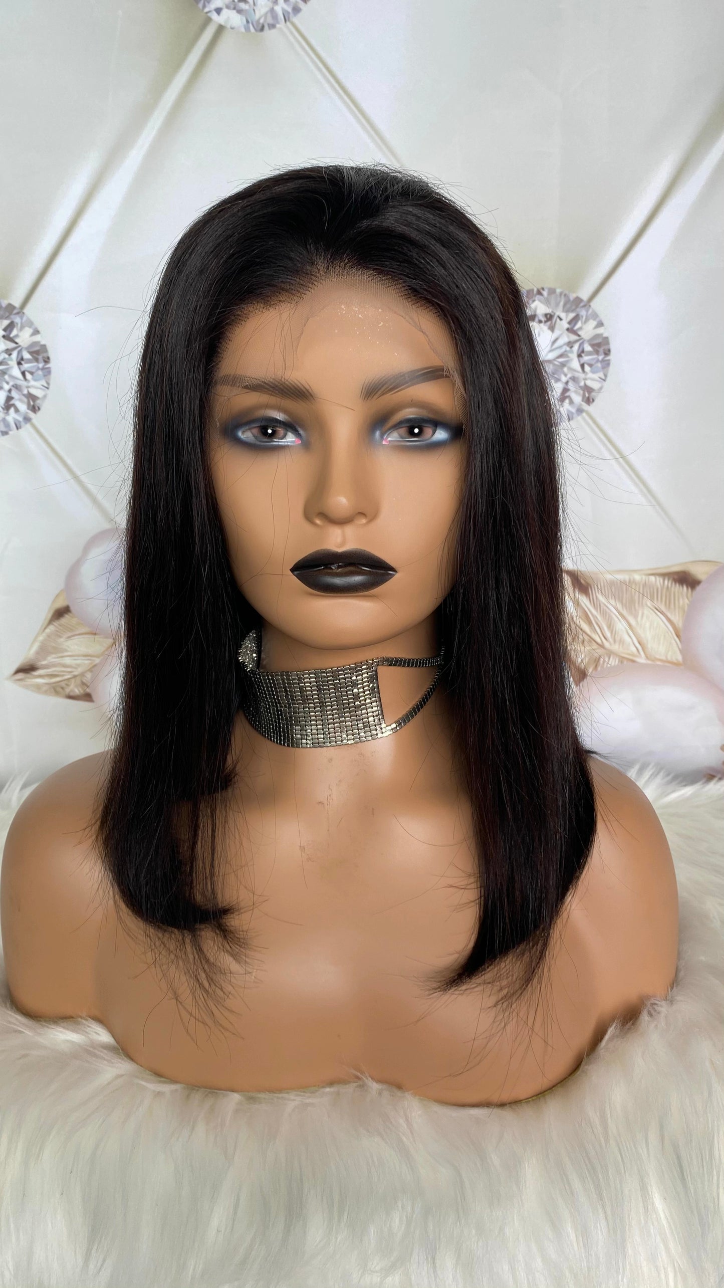 Natural Black 5*5 Bob Wig