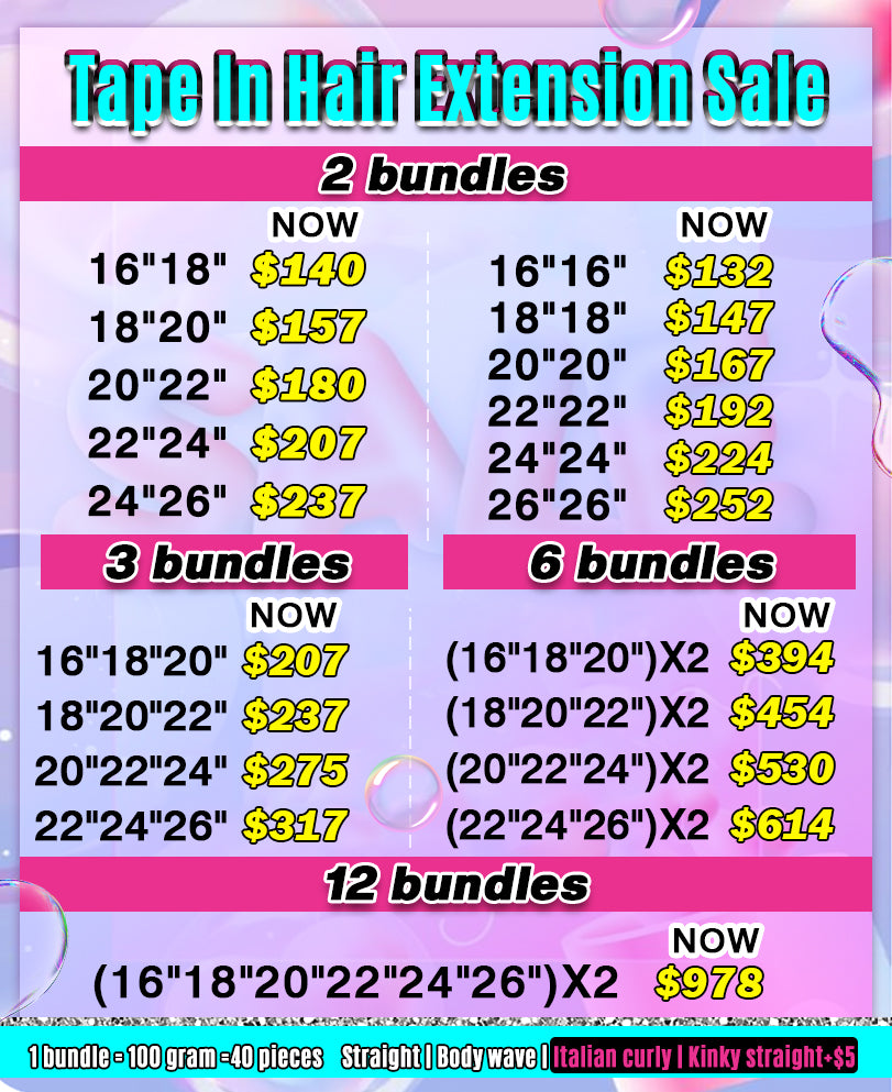 Tape ins deal