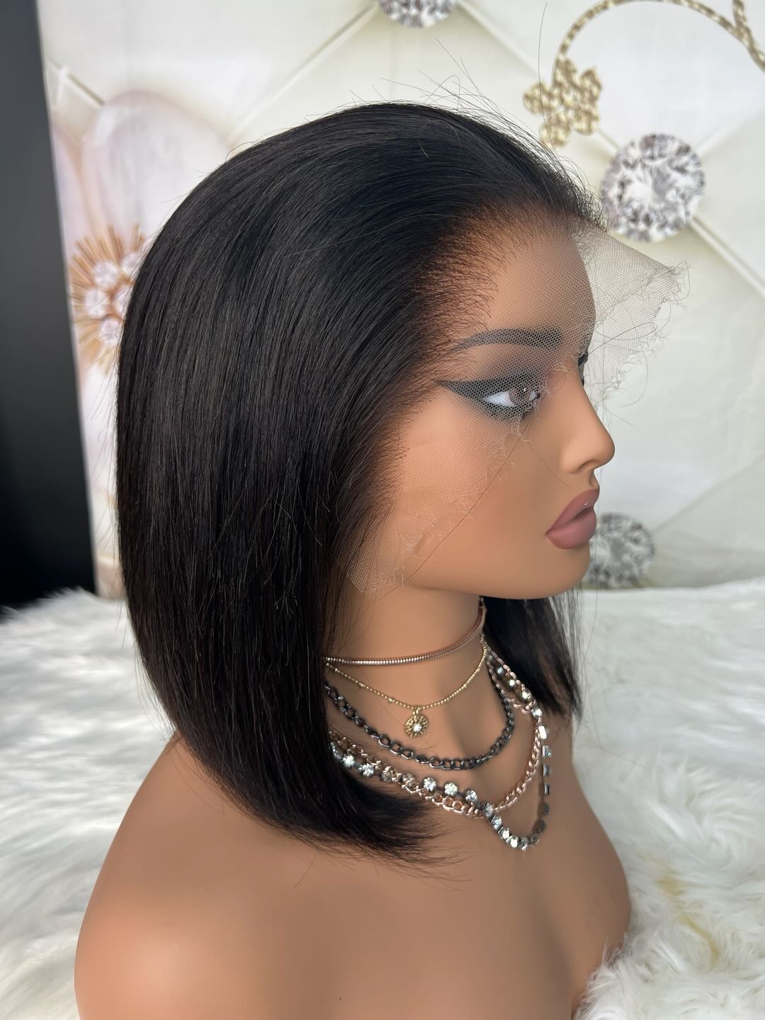 250% density Super Thick HD lace Bob Wig