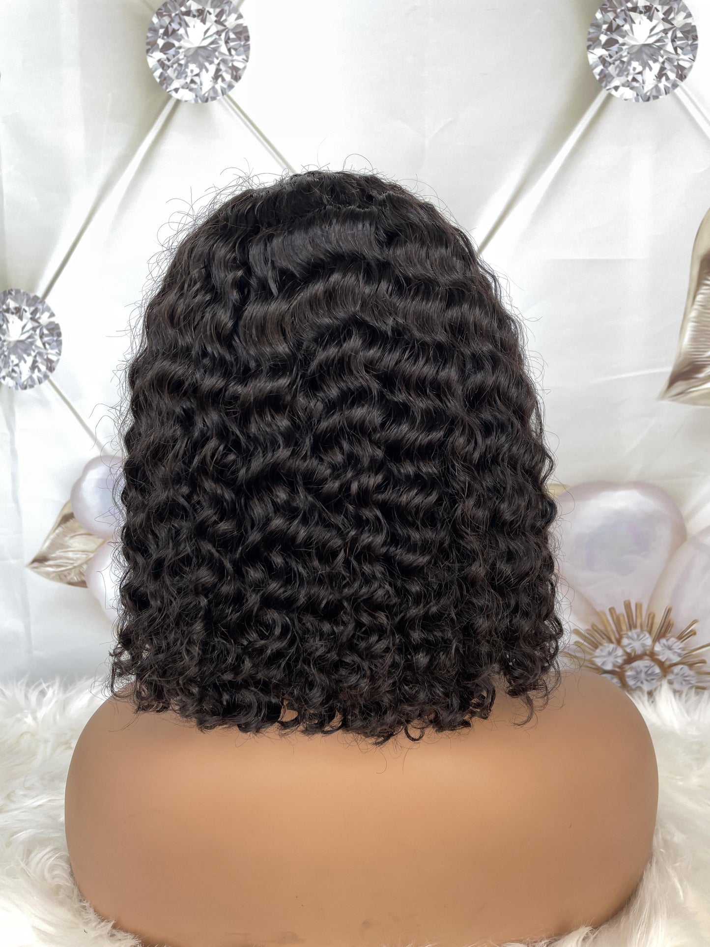 200% Transparent lace 13*4 Bob wig