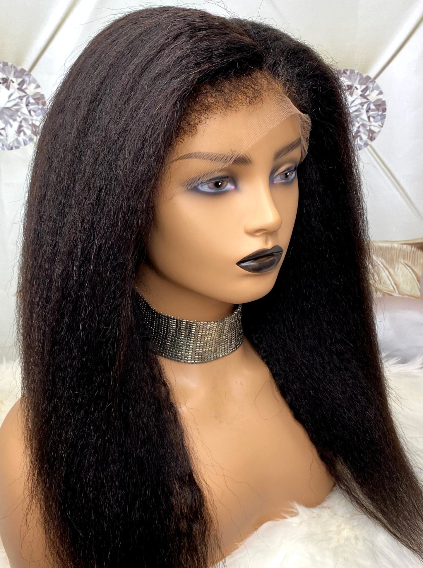 Textured Hairline 13x4 HD Full Frontal Wig