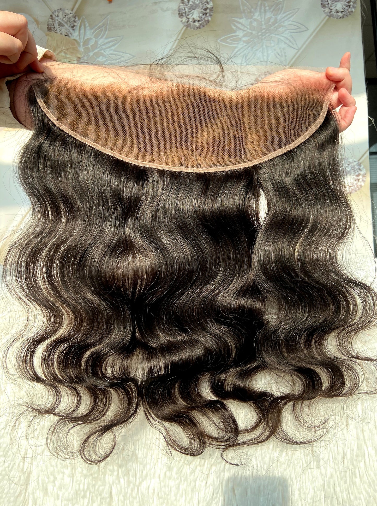 Single knots HD lace 13x4 Frontal