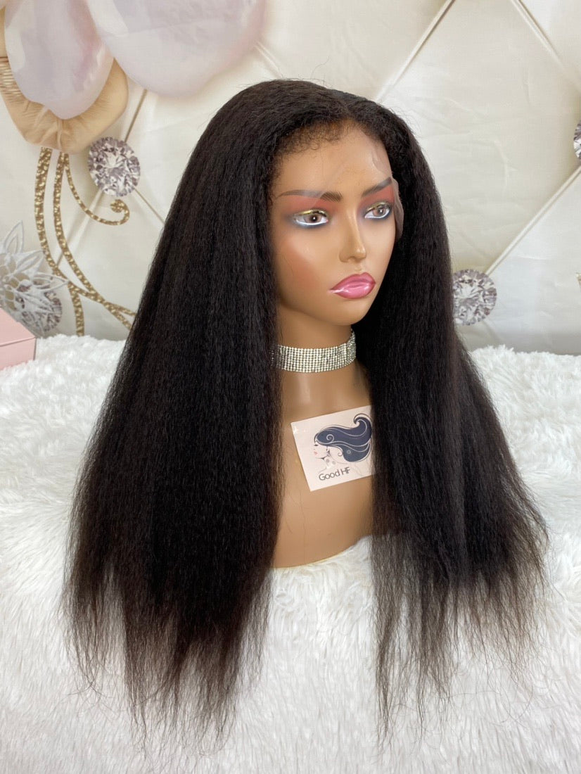 Textured Hairline 5X5 HD Closure Wig