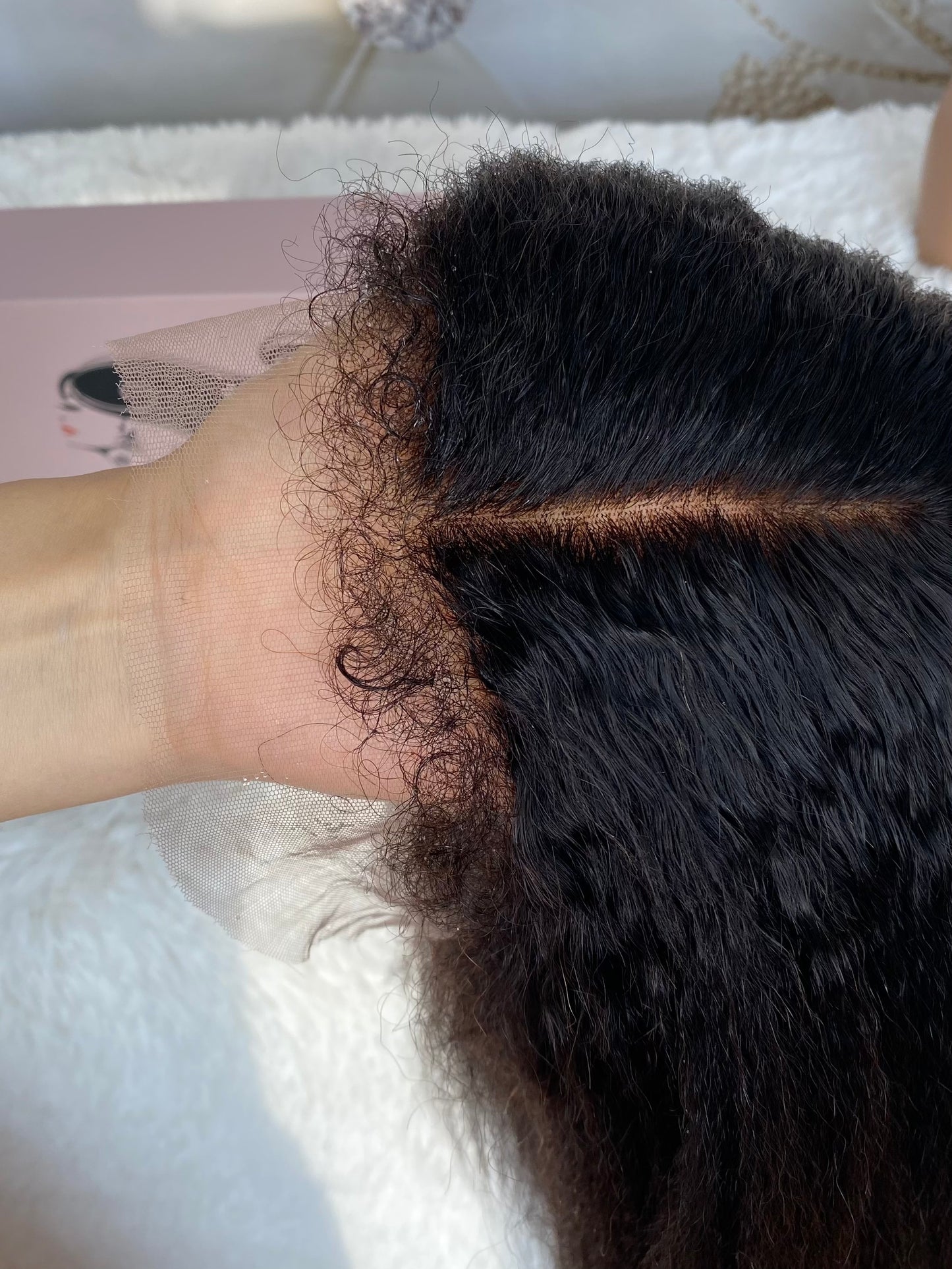 Textured Hairline 5X5 HD Closure Wig