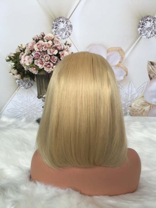 Blonde 613# 13x4 Lace full Frontal Bob