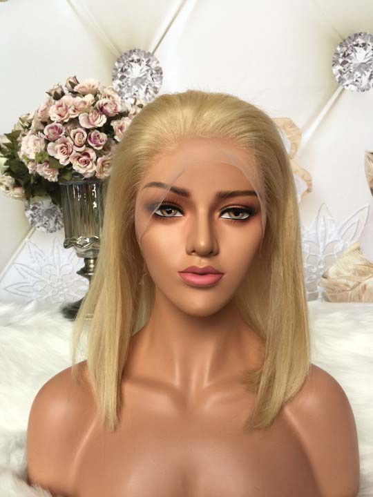 Blonde 613# 13x4 Lace full Frontal Bob