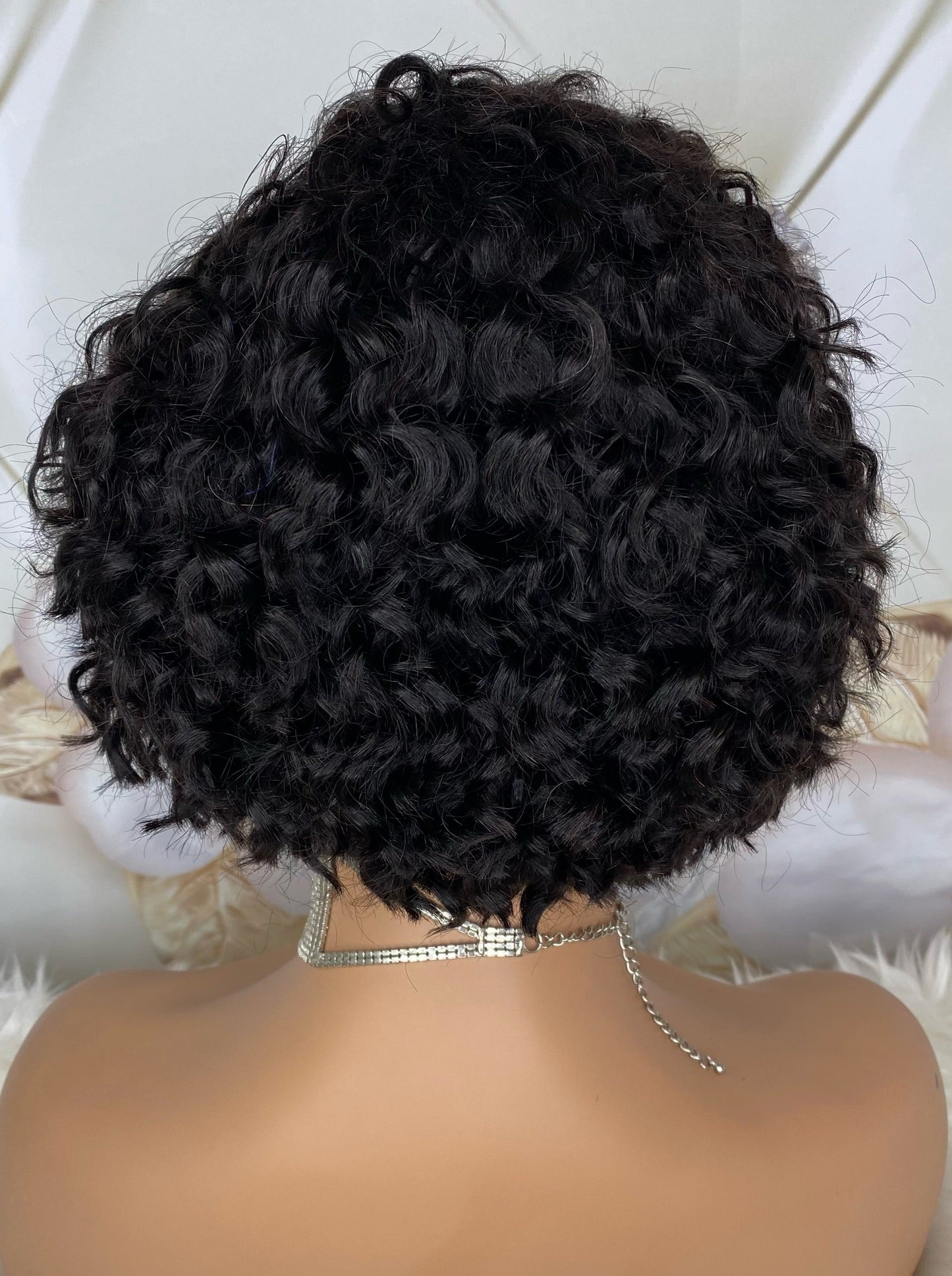 Pixie curly wig