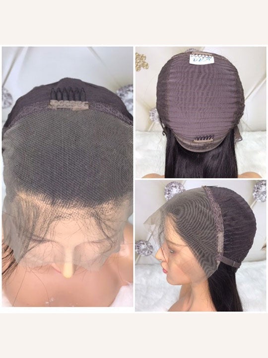 Deep Wave 13X4 Full Frontal Transparent Lace Wig