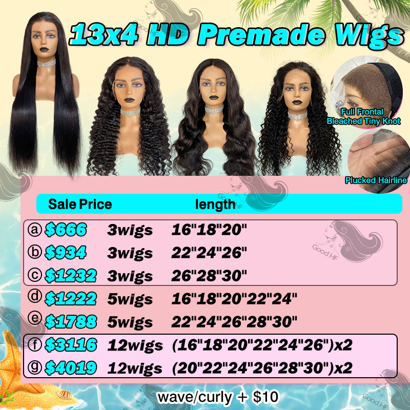 HD Lace 13x4 Full Frontal Wig Deal