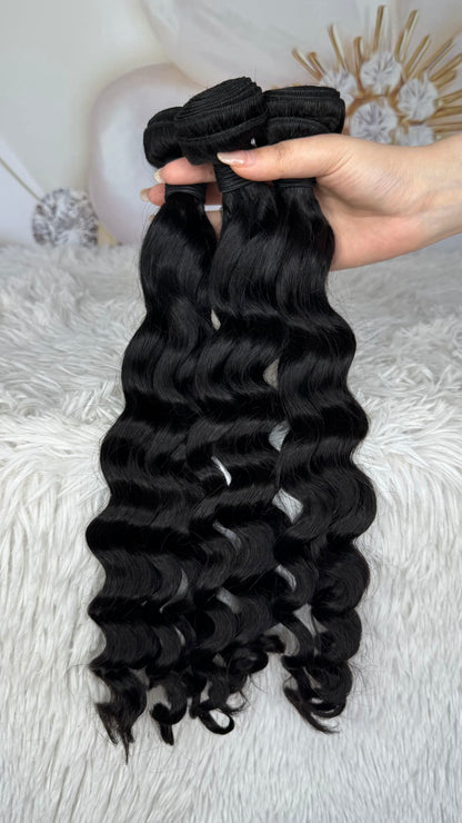 3 Bundles with HD 5*5 Lace Closure Sale !