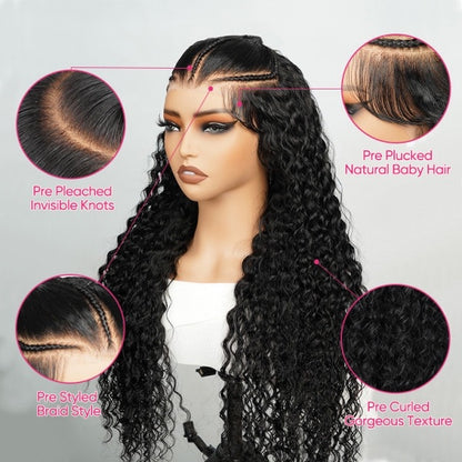 Pre-braided HD Wig