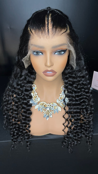 Pre-braided HD Wig