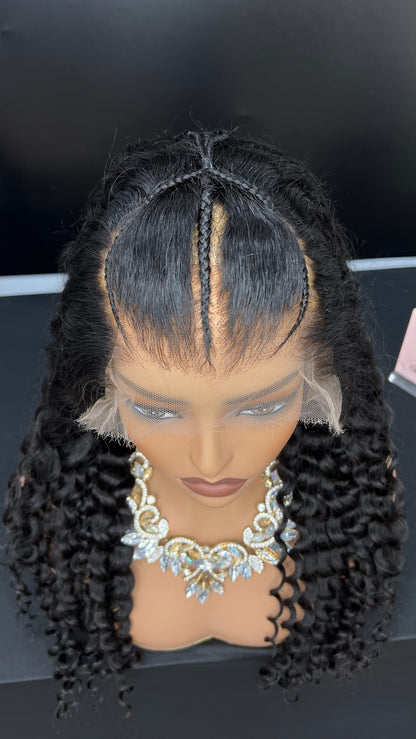 Pre-braided HD Wig