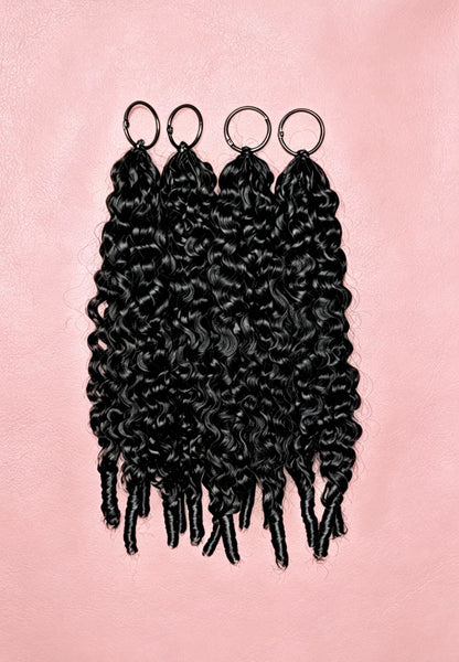 feather crochet hair