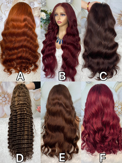 Customize color wig