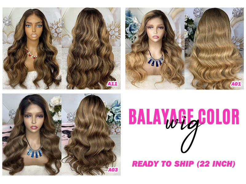 Balayage Color HD lace wig