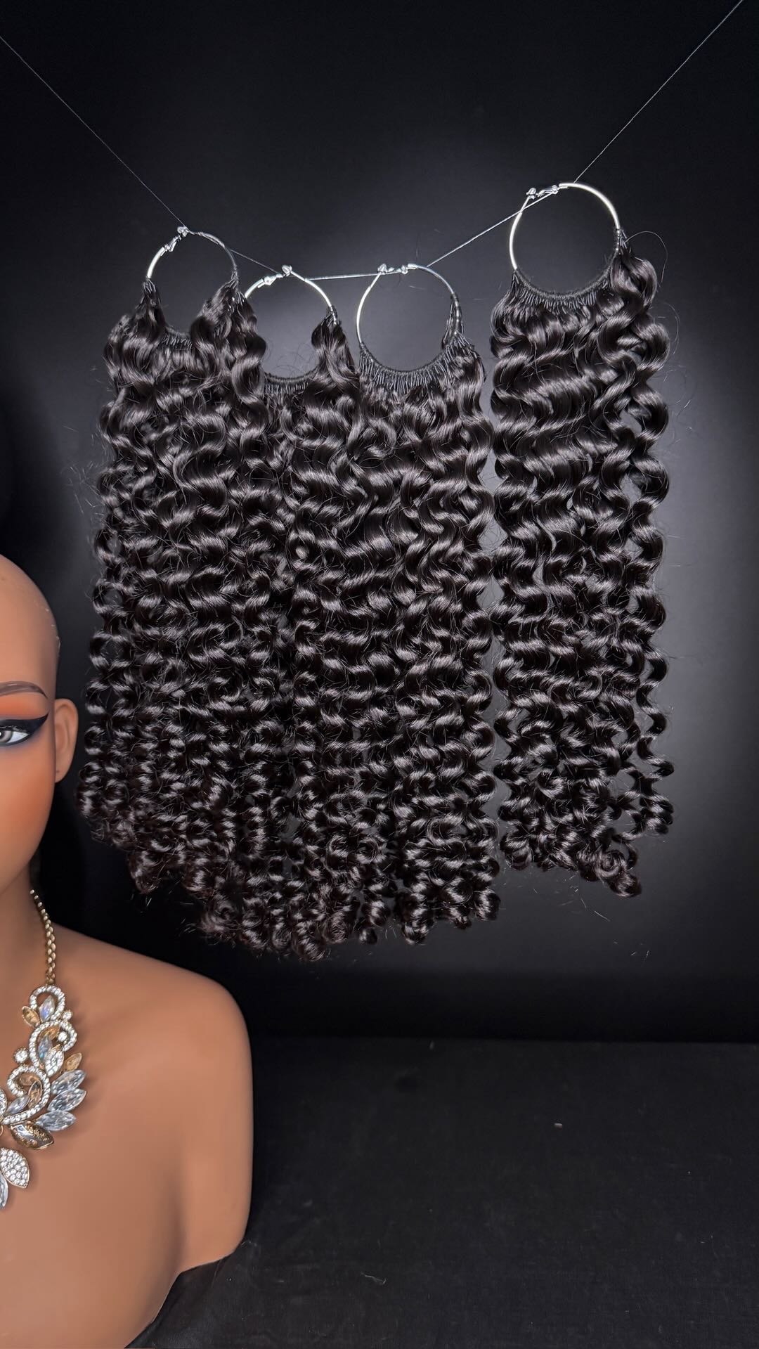 feather crochet hair