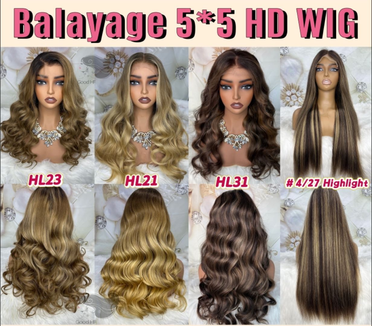Balayage Color HD lace wig