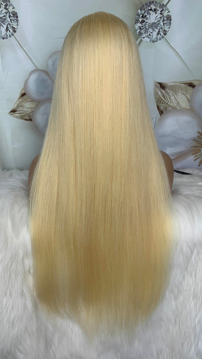 Blonde 613# 5x5 lace closure wig