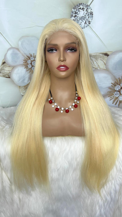Blonde 613# 5x5 lace closure wig