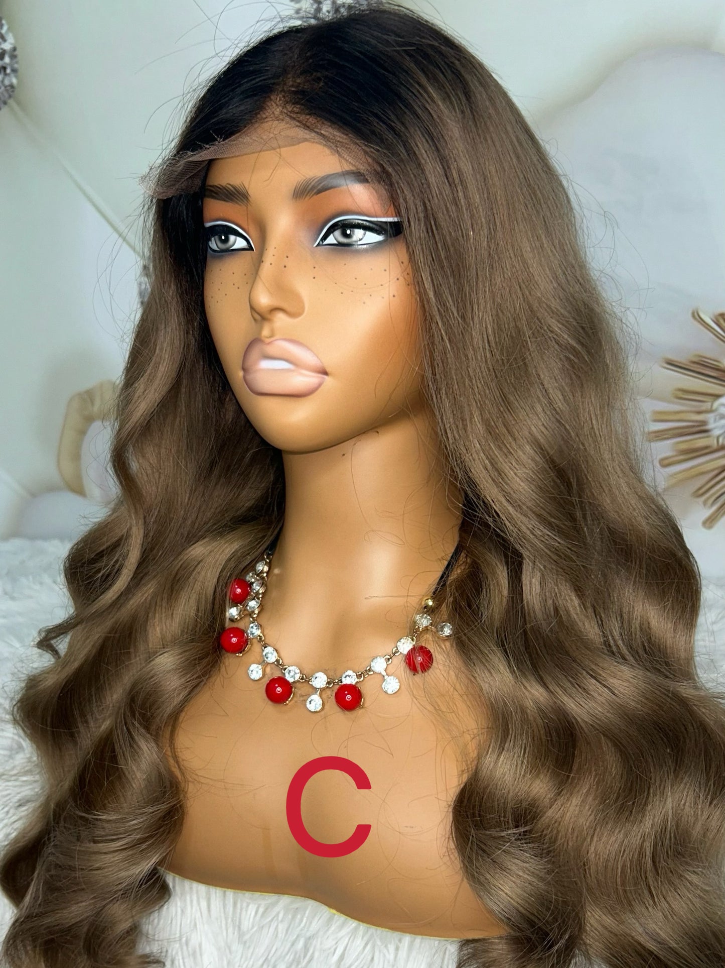 Raw hair customize color wig