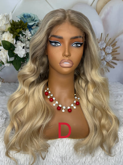 Raw hair customize color wig