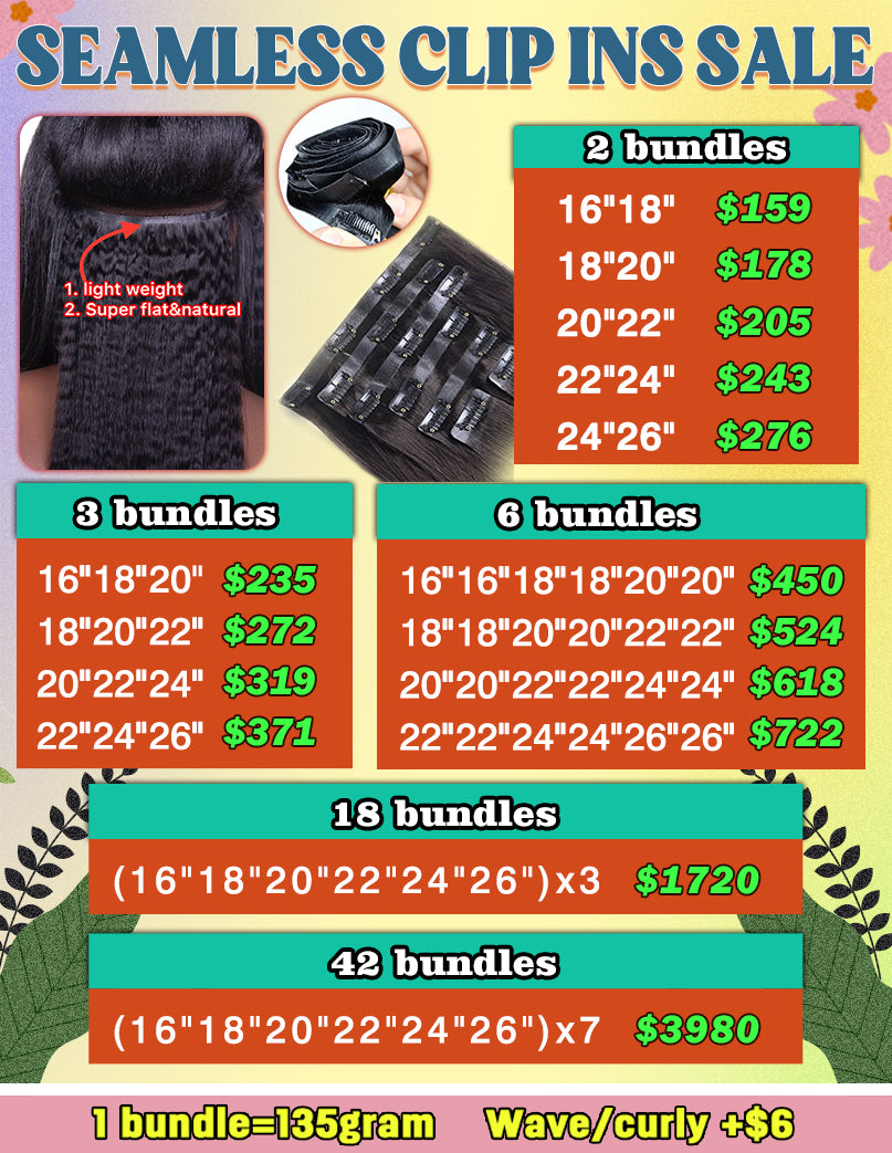 seamless clip ins deal